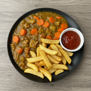 Chicken Curry & Chips